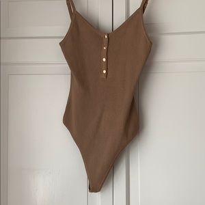 Brown bodysuit